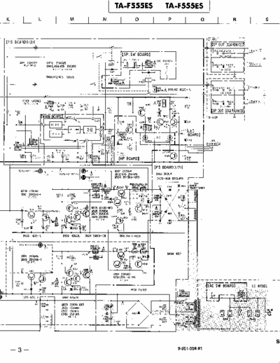 SONY TA-F555 ES Sony audio Amplifier 
schematics only